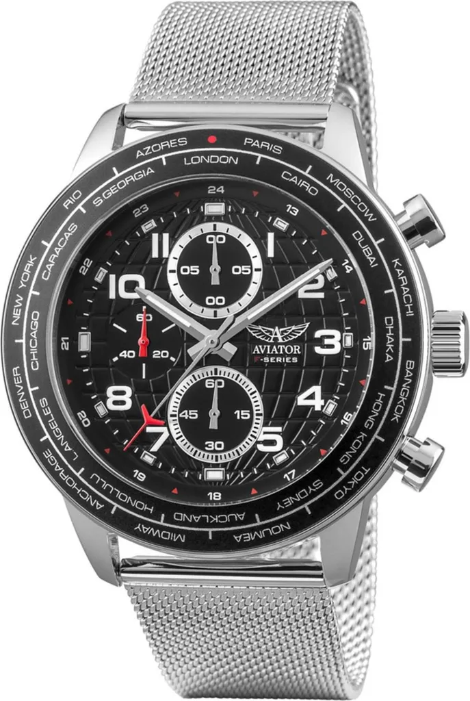 Orologio Aviator AVW79886G407 F-Series Chrono World Time - Acquista Online