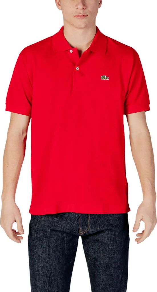 Lacoste Herren Poloshirt Rot 100% Baumwolle : Größe - M Produktbild 