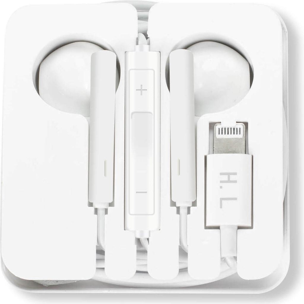 Casque filaire Lightning pour iPhone avec fonction mains Image du produit 