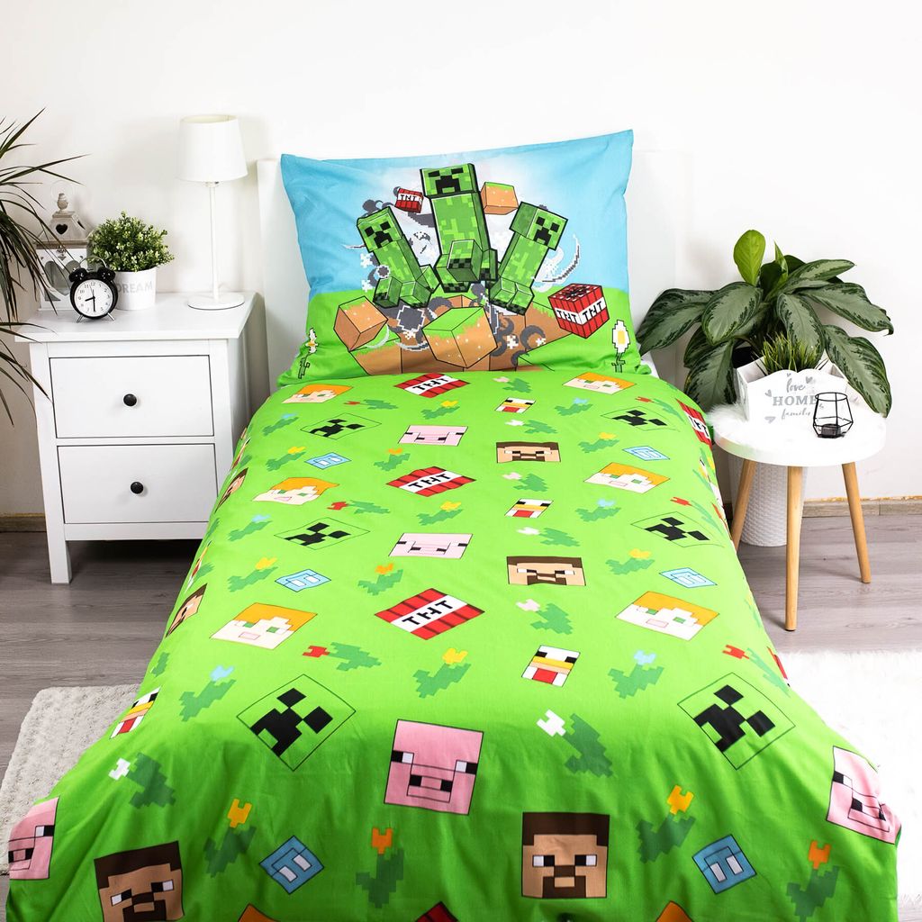 Jerry Fabrics Bavlněné povlečení 140x200 Minecraft Outdoor Obrázek produktu 