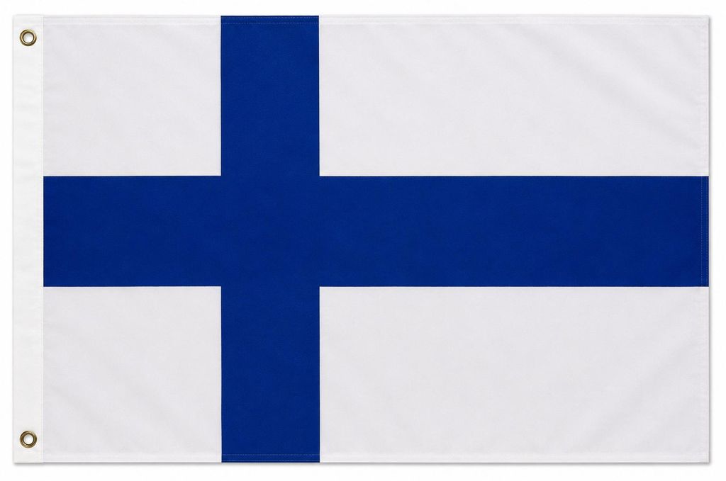 Flagge Finnland 90 x 150 cm Fahne - Fahne- reißfest - Produktbild 