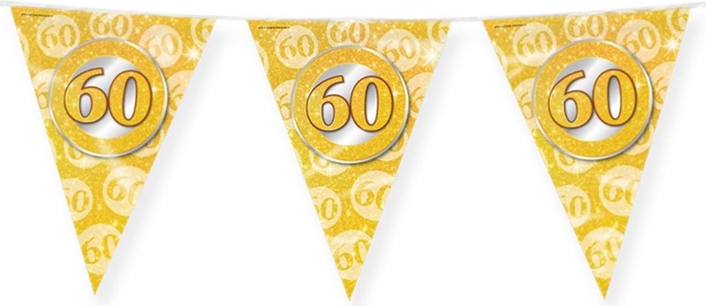 Paperdreams Partyfahne 60 Jahre Ehe