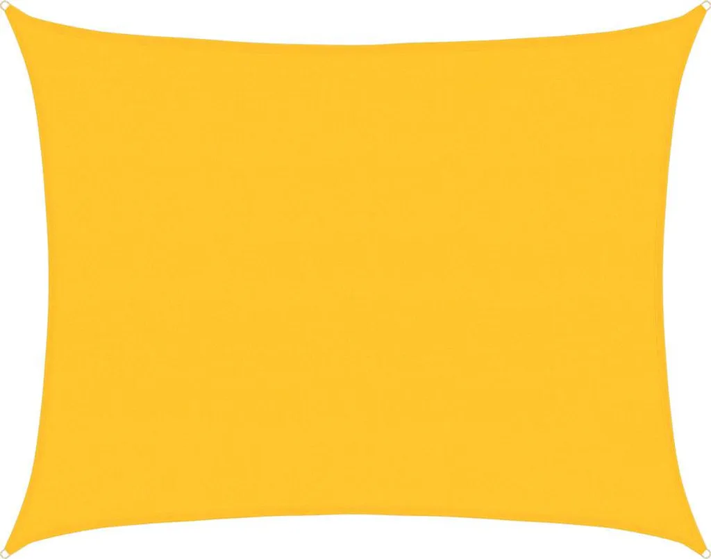 vidaXL Tenda da sole 160 g/m² rettangolare gialla 6x7 m HDPE