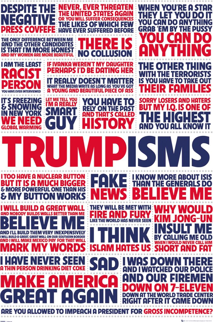 Donald Trump Poster Trumpisms 61 x 91,5 cm
