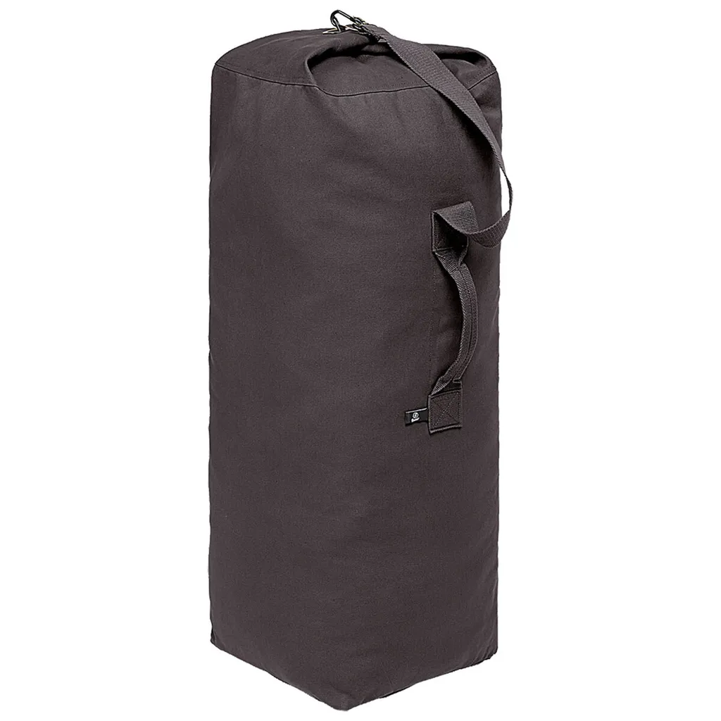 Grand sac fourre-tout US marin noir medium pour voyage et loisirs extérieurs