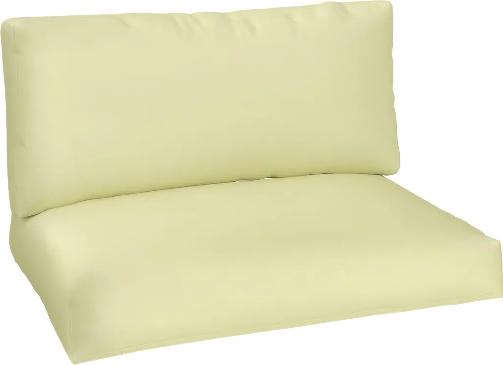 Coussin Palette Beige Épais 20cm Haute Densité avec Protection UV