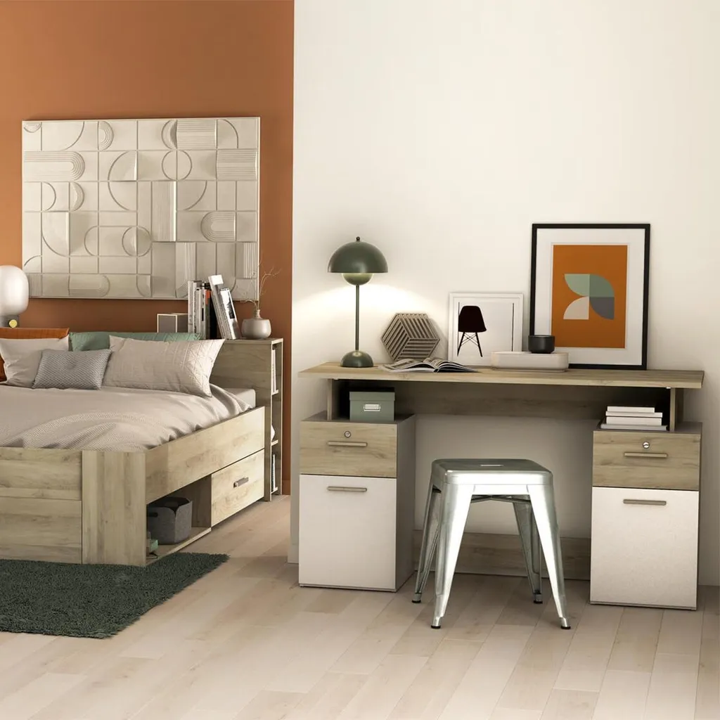 Bureau Double Caisson Platon : Solution Rangement pour Bureau Ordonné - 4