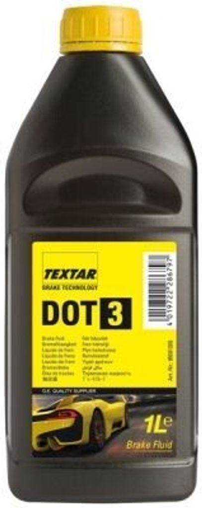 TEXTAR 95001200 DOT 3 Bremsflüssigkeit Brems Flüssigkeit 1L Produktbild 