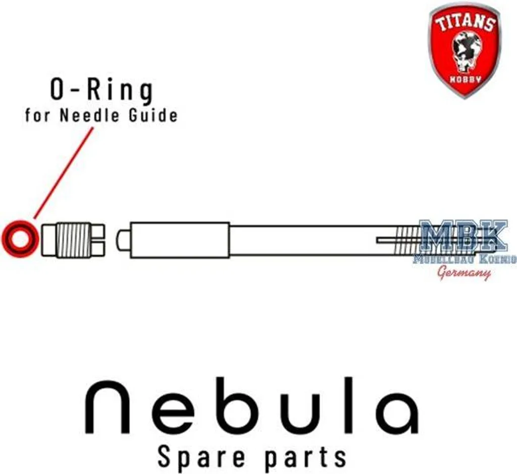 Joint torique guide-aiguille TTH058-11 pour aérographe NEBULA A