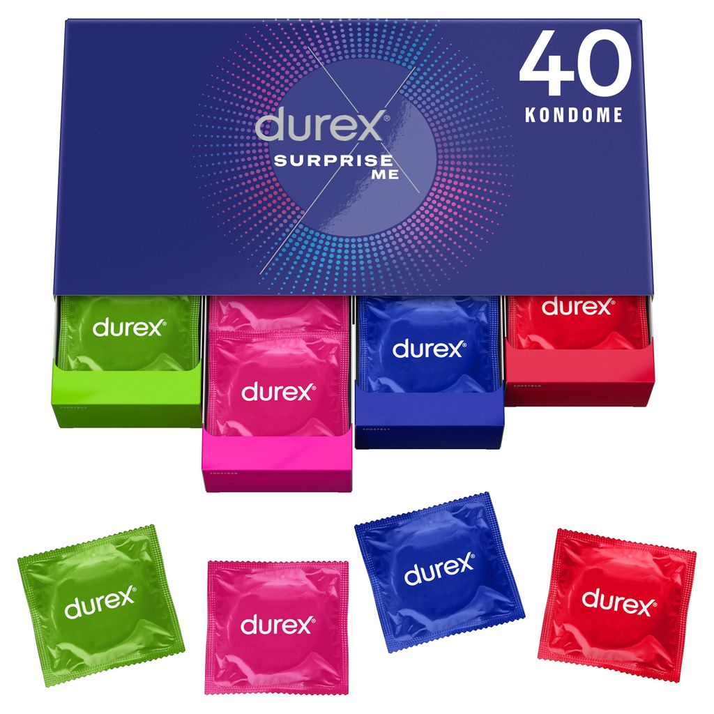 Durex Surprise Me Mix Kondome 40 Stück Produktbild 