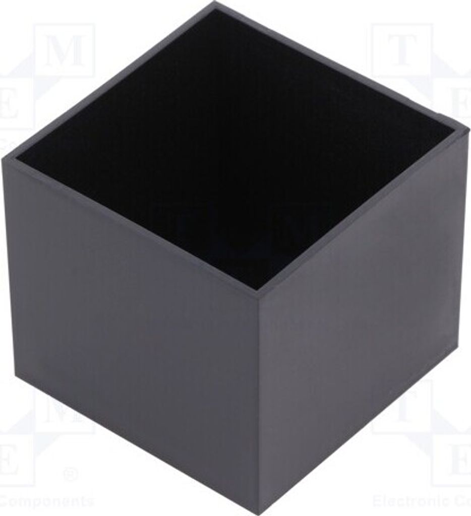 5x Gehäuse: zum Eingießen Y: 46mm X: 46mm Z: 40,5mm schwarz G464640B B Eingießg