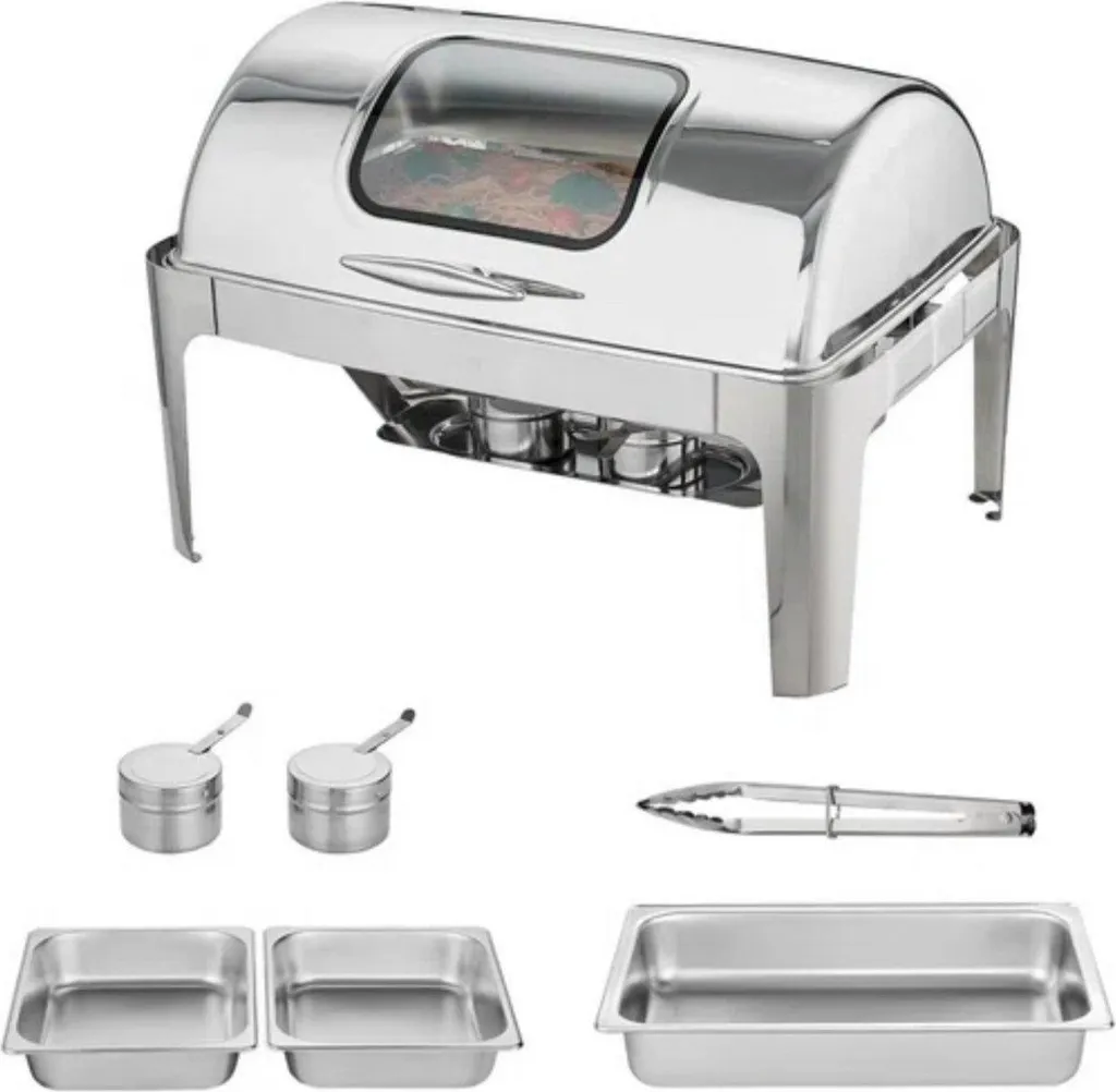 Chauffe-buffet pour Mariage et Réception - Chafing Dish Électrique XL