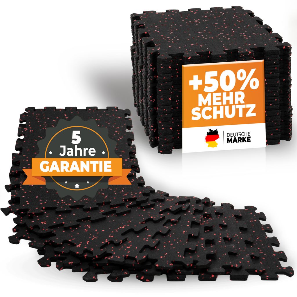 NEOLYMP Bodenschutzmatte Fitness 1x 8 Matten, extra dicker Produktbild 