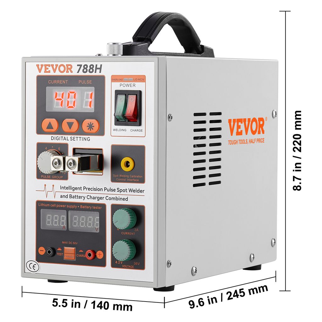 VEVOR Akku-Punktschweißgerät, 788H Puls-Punktschweißgerät Produktbild 8