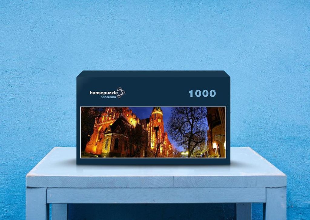 hansepuzzle 57797 - Kirche Puzzle, 1050 Teile, Religion, 60,0 x 46,0cm mit hochwertiger Aufbewahrung, Kartonbox und wiederverschließbarem Beutel