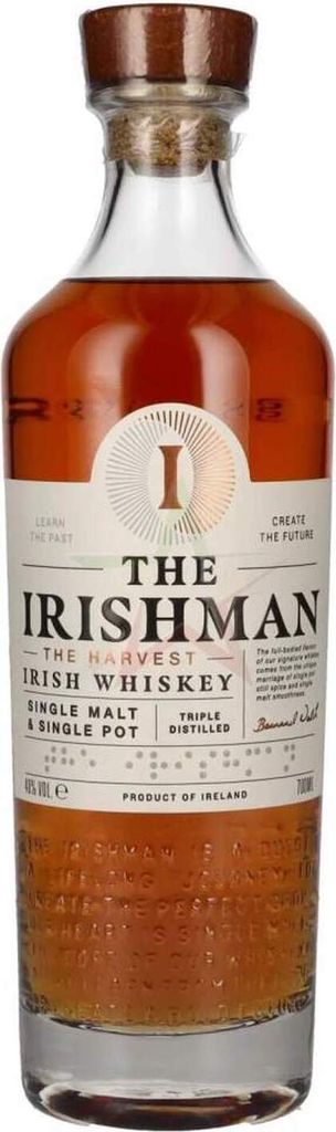 The Irishman THE HARVEST Single Malt Irish Whiskey 40.0 % 0,70 lt.