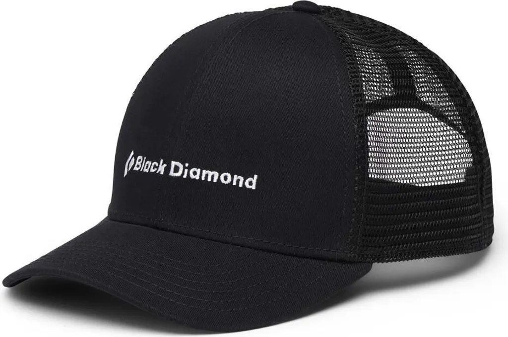 Casquette respirante Bd Trucker noire Black Diamond avec maille filetée
