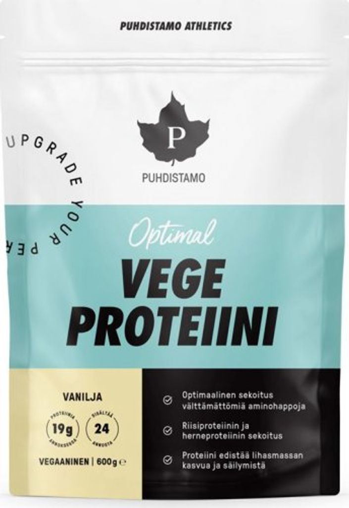 Optimal Vegan Protein Proteinpulver, Vanille, 600 g Produktbild 