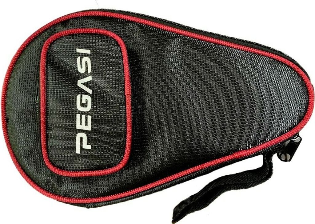 Pegasi Tischtennisschläger Hülle - Tischtennishüllen - Tischtennisschlaeger - Tischtennisschläger Tasche - Schwarz/Rot