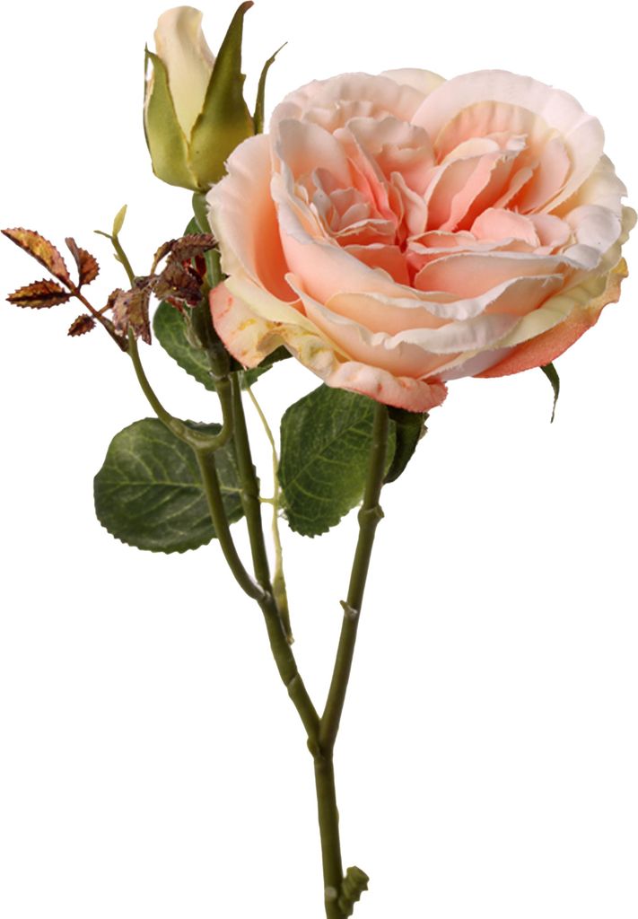 Top Art Kunstliche Blume Rose Little Joy - rosa - 38 cm - Dekokation