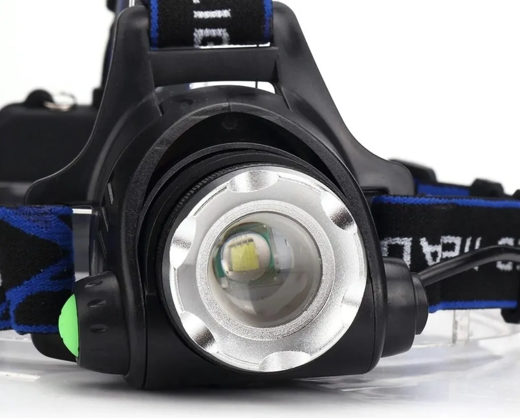 Lampe frontale pour course nocturne et vélo LED CREE 2000lm éclairage - 7