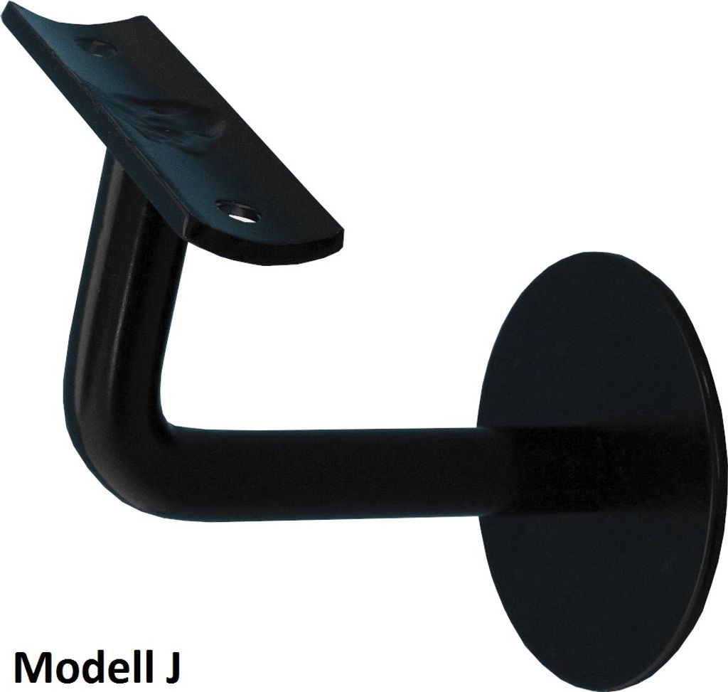 Handlaufhalter Modell J schwarz