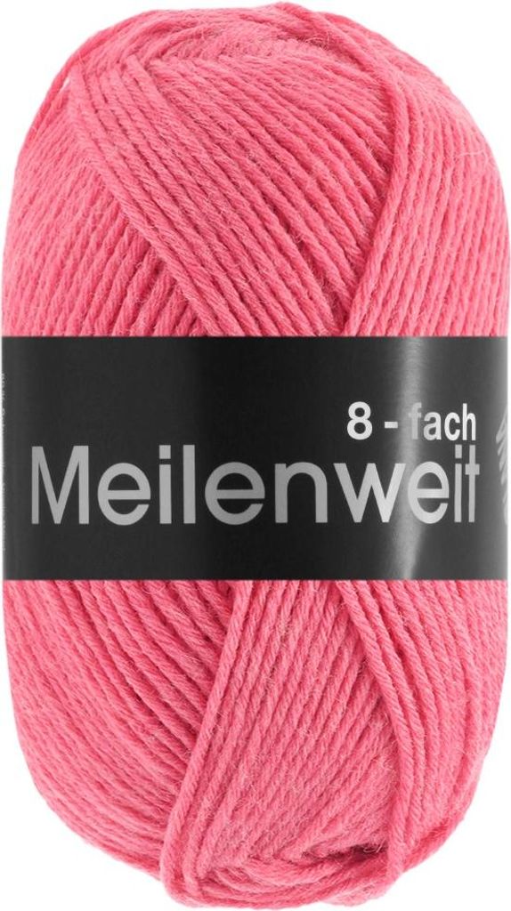 Lana Grossa - Meilenweit 8-fach 150g 9667 nelkenrosa