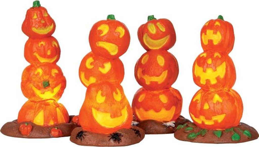 LEMAX - Light Up Pumpkin Stack