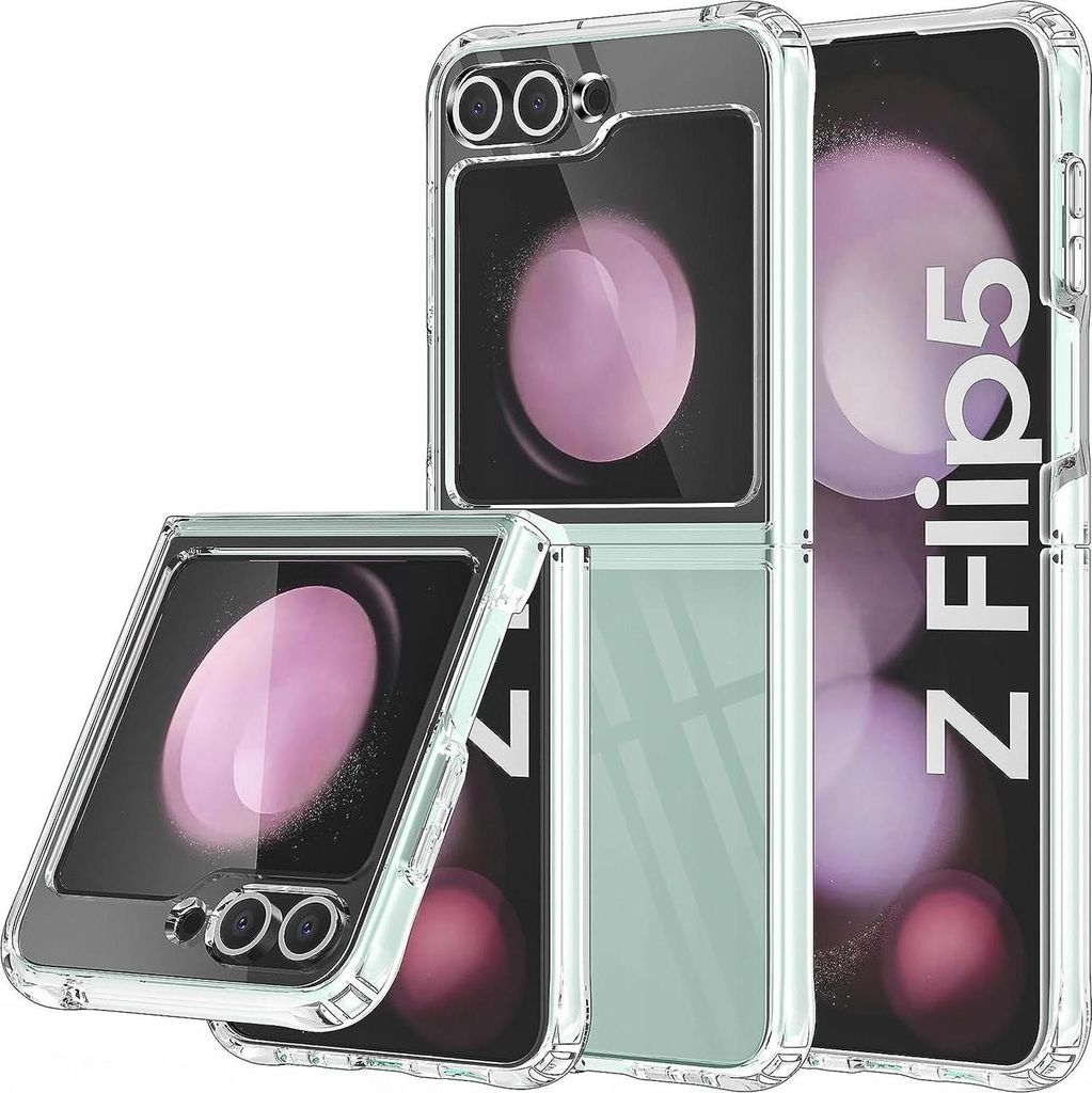 Schutzhülle für Samsung Galaxy Z Flip 5 Hülle Transparent Produktbild 