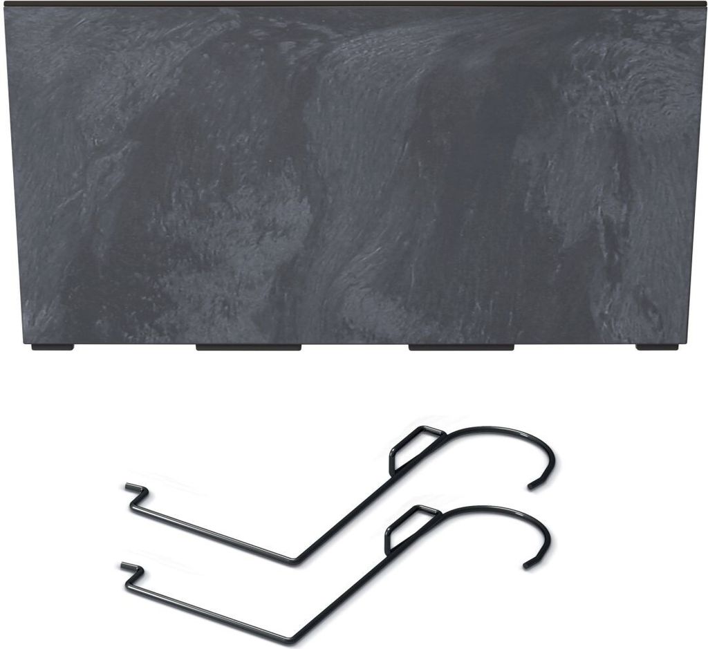 Hrantík s hákmi URBI CASE BETON EFFECT W antracit 39,5cm Obrázok produktu 