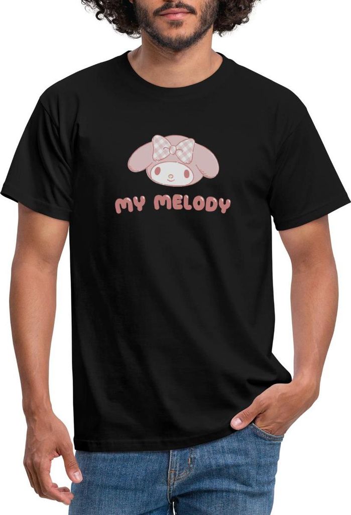 Spreadshirt My Melody Portrait Männer T-Shirt, XL, Schwarz