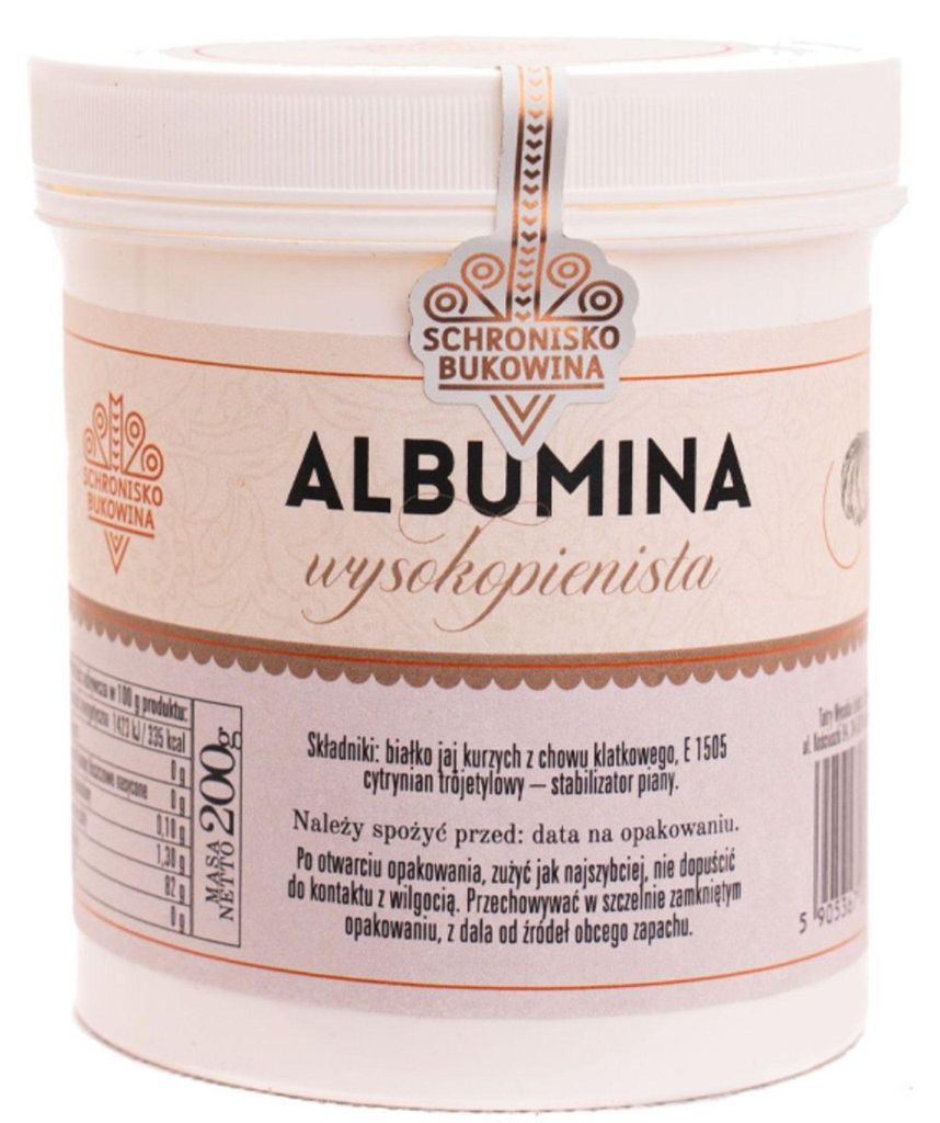 Albumine très mousseuse 200 g - Refuge de Bukowina Image du produit 