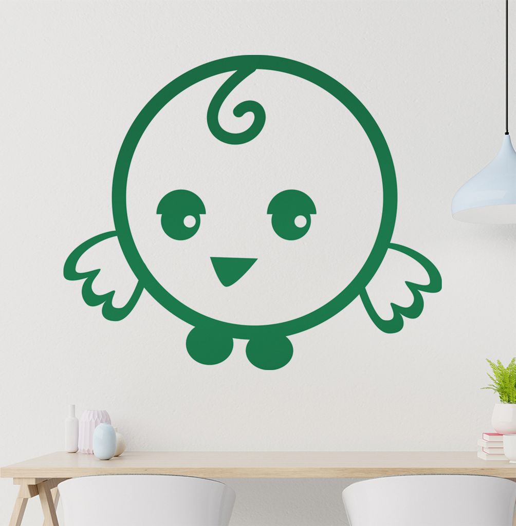 Kücken Wandtattoo in 6 Größen - Wandaufkleber Wall Sticker - Dekoration, Küche, Wohnzimmer, Schlafzimmer, Badezimmer