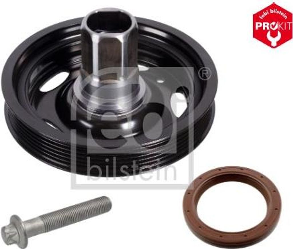 FEBI BILSTEIN 171924 Riemenscheibe, Kurbelwelle OE 55571403 kompatibel mit Aveo, Cruze, Orlando, Trax, Adam, Astra J, Meriva, Mokka, Mark, Tosca, V...