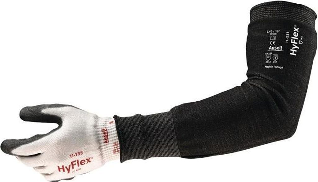 Armschtzer HyFlex 11-250 305 mm schwarz EN 388 Produktbild 