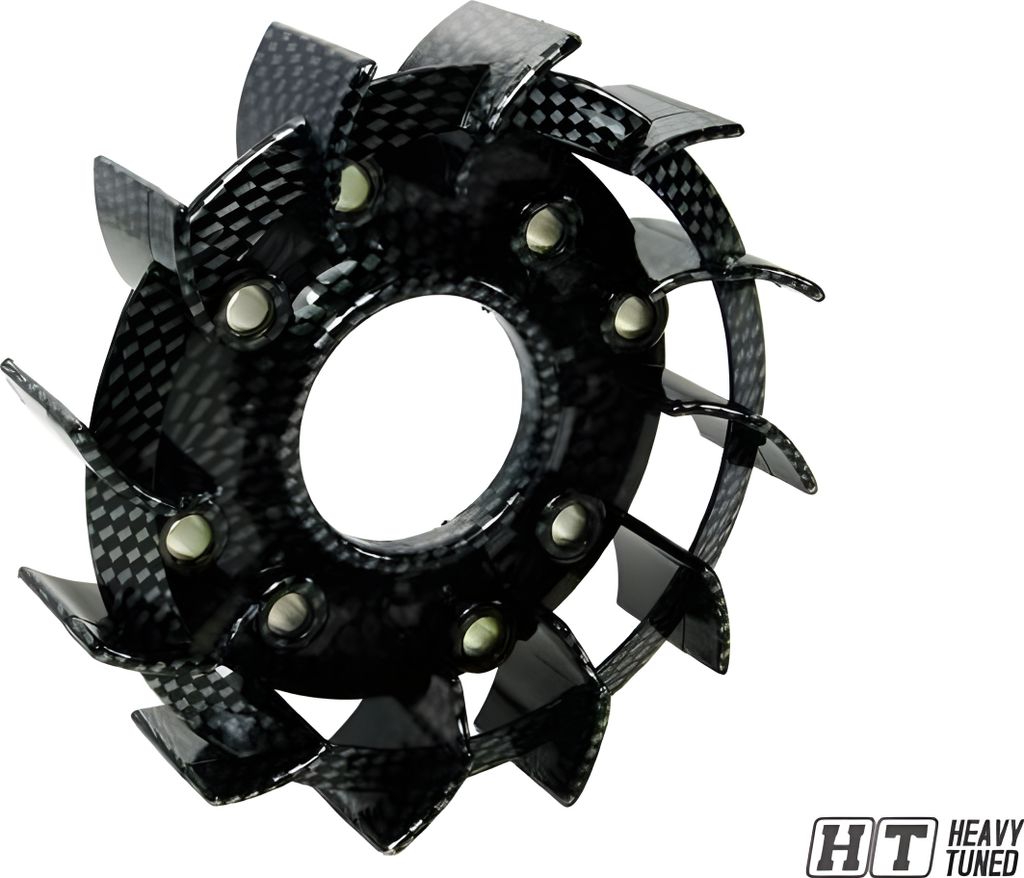Naraku Lüfterrad kompatibel mit Honda Dio, Kymco Fever ZXII / Meteorit, carbon look