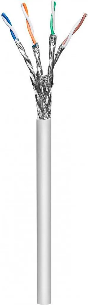 Bobine Câble Ethernet Techly Cat6a 305m - Gris S/FTP Cuivre 100%