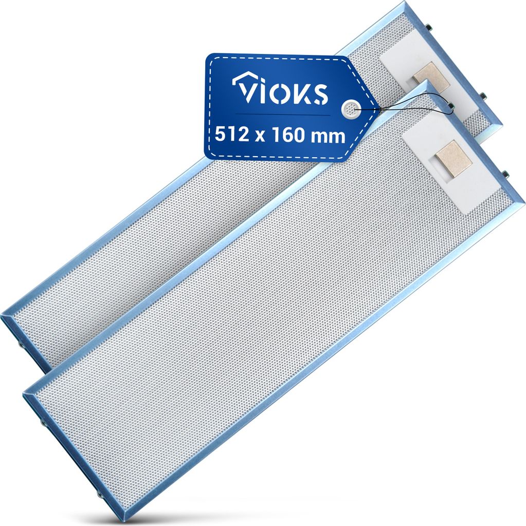 Metallfettfilter 2-er Set Ersatz für AEG 405534414/9 Produktbild 
