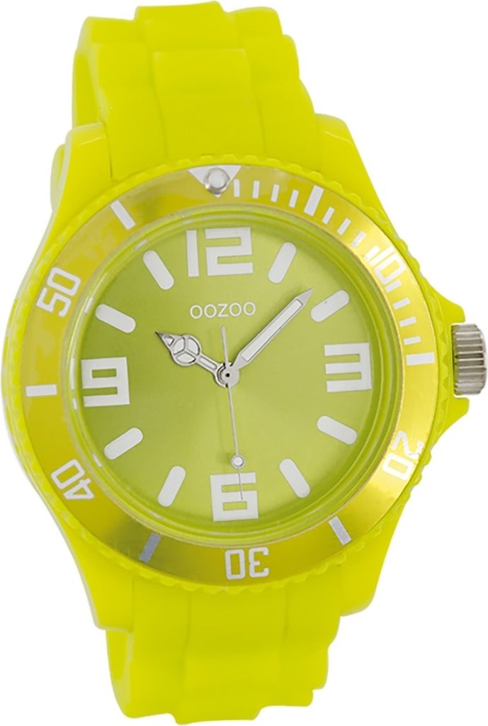Oozoo Damen-Herren Uhr Analog Quarzuhr Armband gelb Vintage Series D2UOC4288A
