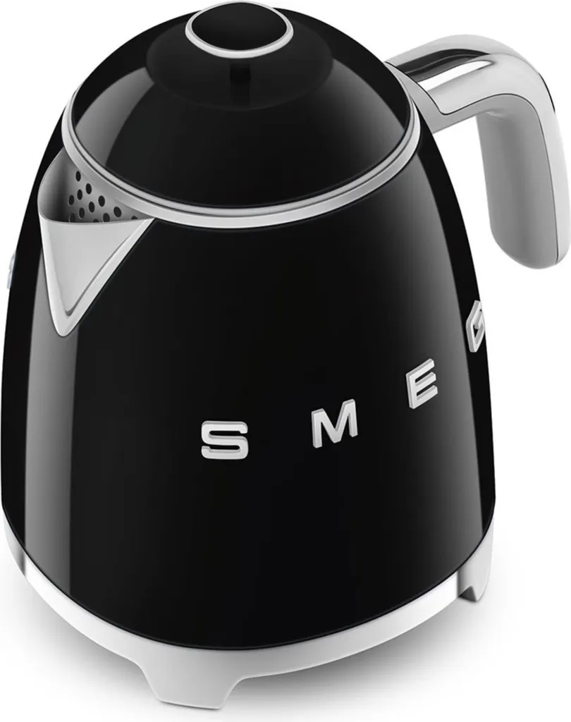 Bouilloire rétro Smeg 1400W | Modèle compact 0.8 litre noir - 2