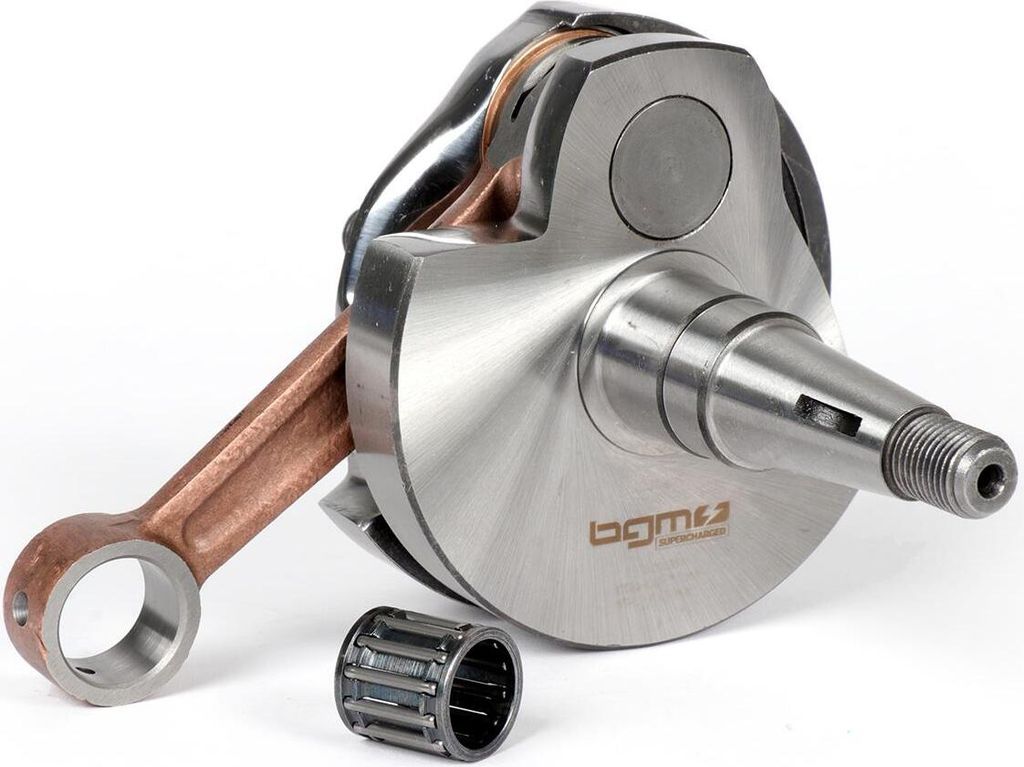 Kurbelwelle BGM Touring Drehschieber 57mm Hub, 105mm Pleuel für Vespa PX125, PX150