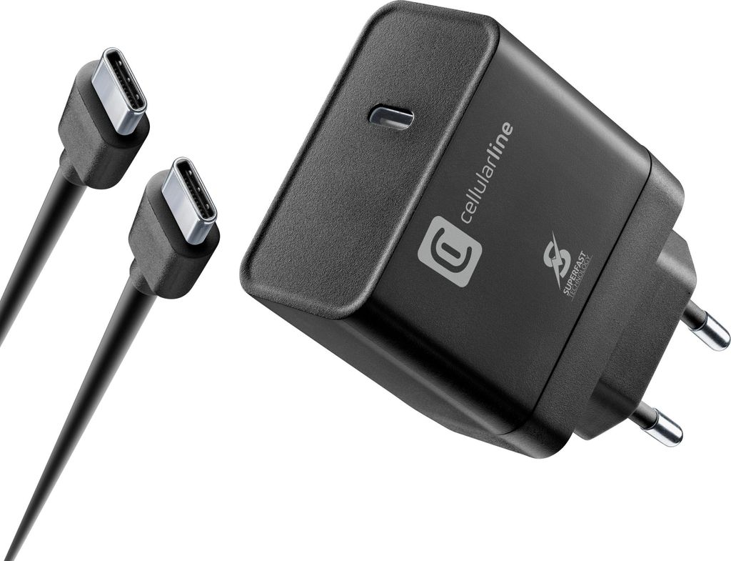 USB-C Super Fast Charger Kit für Samsung 45W, 1m, Black (60044) Ladege