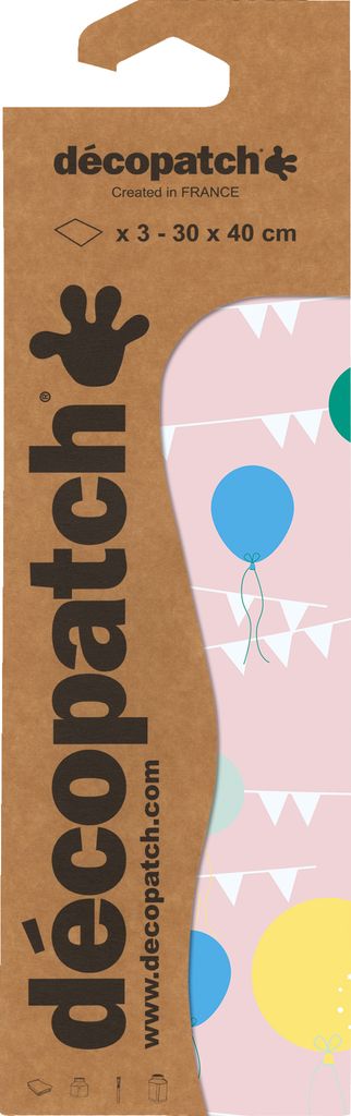 Décopatch 6x Pkg 3Bl identisch Ref 905 - C905C
