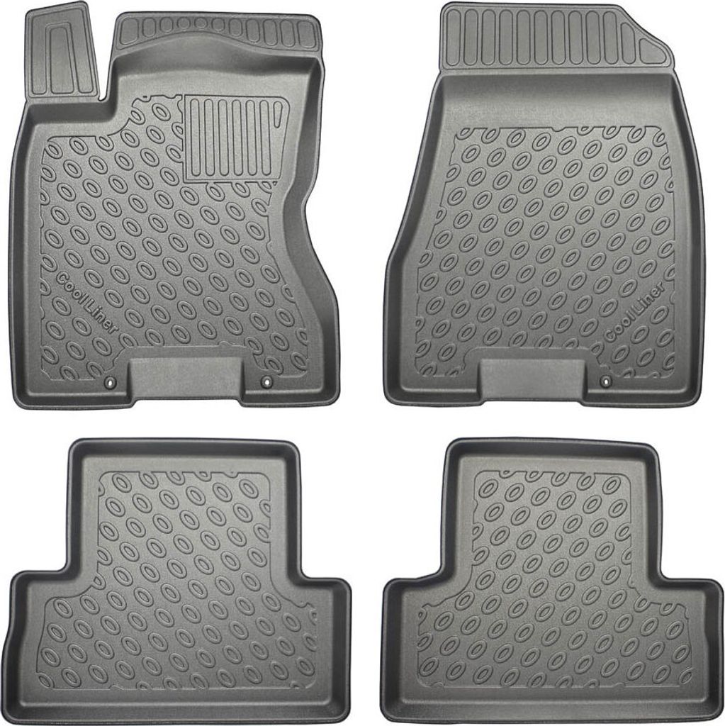 Z441077 TPE-Gummifußmatten kompatibel mit Nissan X-Trail II (T31) SUV/5 06.2007- 07.2014