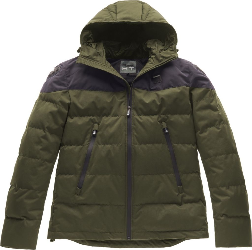 Blauer Easy Winter 2.0 Motorrad Textiljacke, grün/blau, 3XL