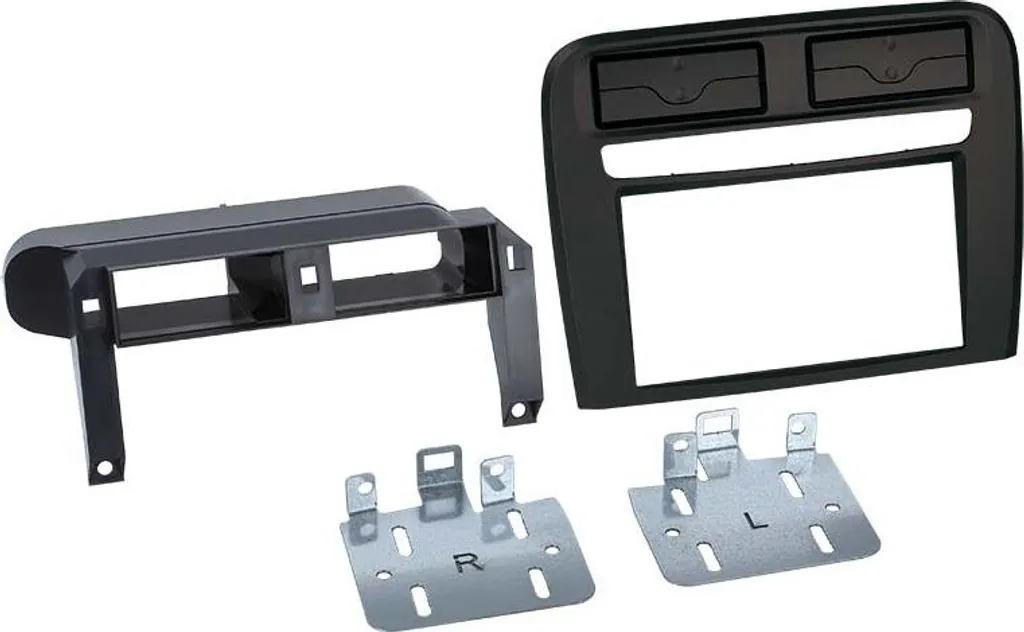 Adaptateur 2-DIN Fiat Grande Punto : Installez votre Autoradio Noir