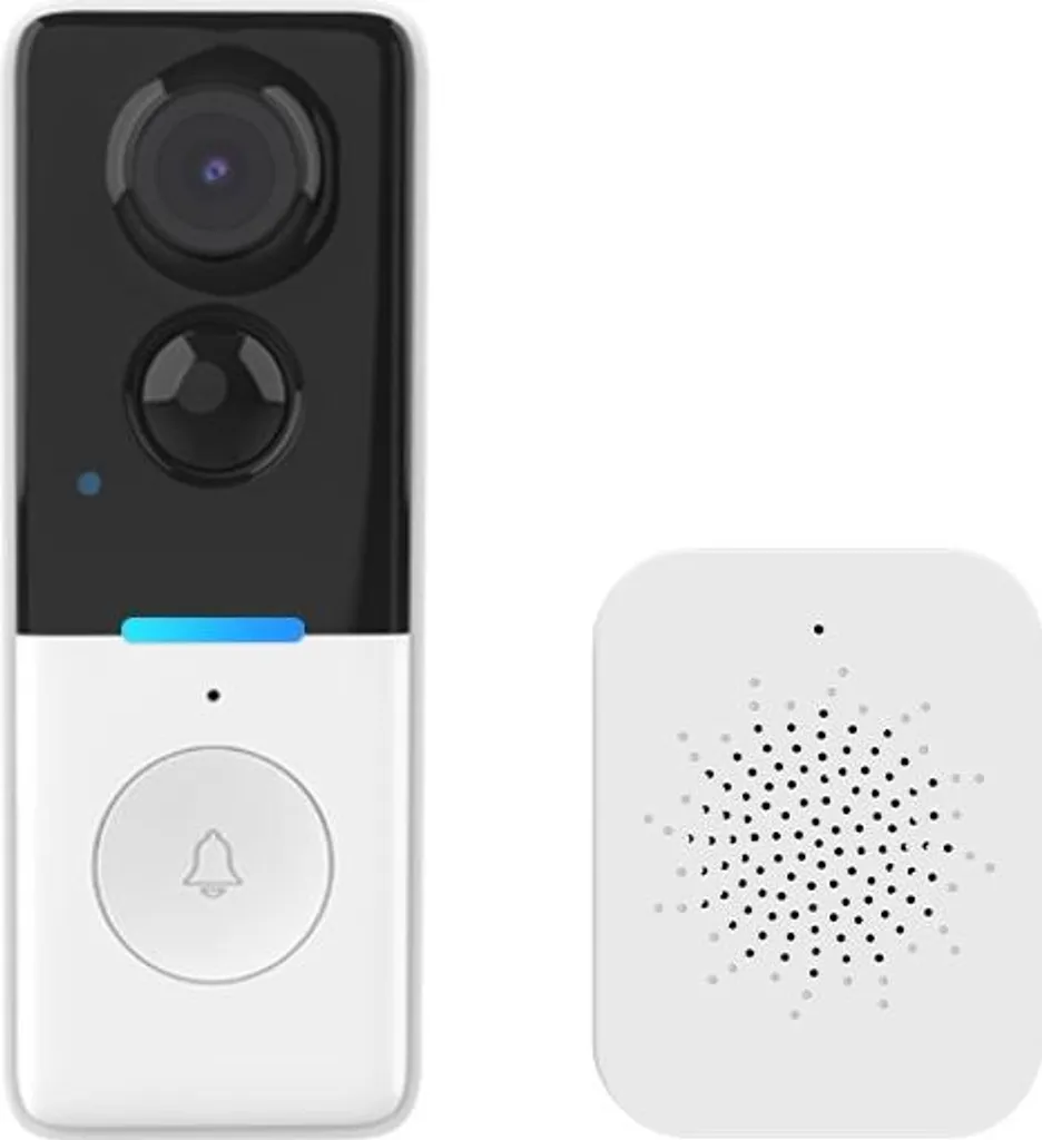 Sonnette Vidéo HD avec Audio Bidirectionnel et Coque de Protection Extérieure - 12