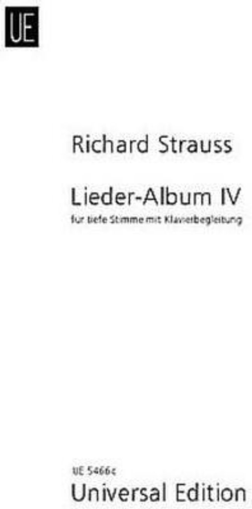 Lieder-Album Band 4 tief