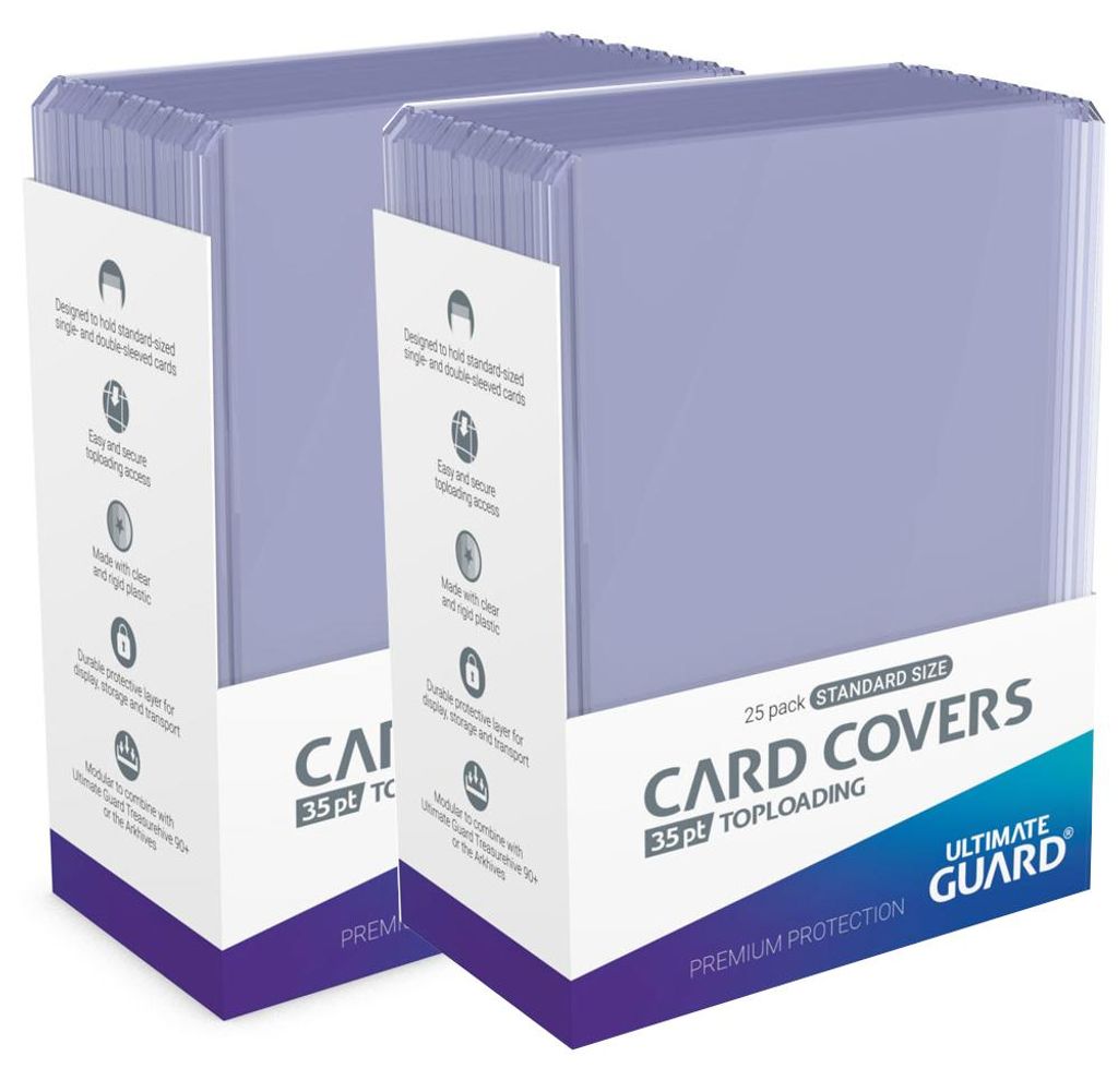50 Ultimate Guard Card Covers Toploading 35 pt Transparent Produktbild 