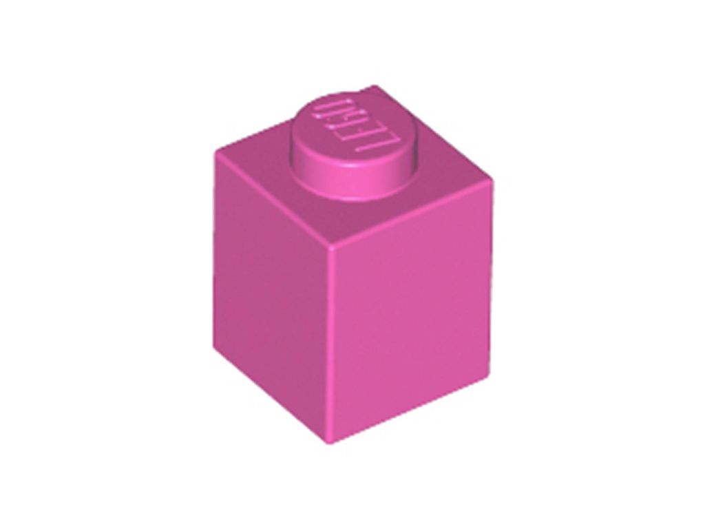 Lego 250 Stück 3005 Stein Brick 1x1 Part Basic Steine 250 Dunkles Pink